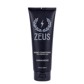 ZEUS Beard Conditioner Wash bottle front for easy daily beard care.