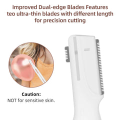 ZEXELLER Eyebrow Trimmer precision edge delivers gentle, skin-safe trimming.