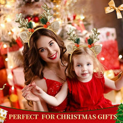 ZEYER Christmas headbands gold elk antlers display for party cosplay