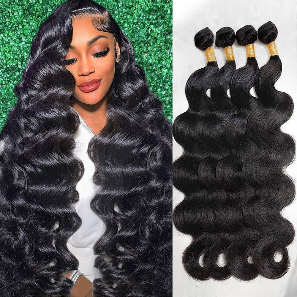 ZGGTL body wave bundles close-up shows natural shine for daily wear.