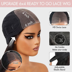 zhengon bob wig 3d-dome-cap breathable fit with all-day comfort