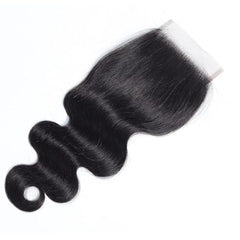 Zhengshuo natural color 4x4 HD lace closure matches skin tones for easy parting.
