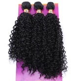 ZHENLISI Afro Kinky Curly quick weave bundles in 16-inch length for a full head look