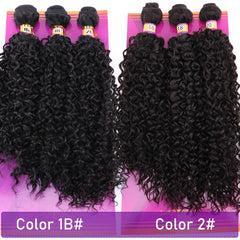 ZHENLISI Afro Kinky Curly quick weave bundles 20 inches, long-volume option