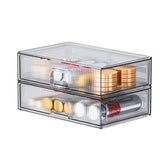 ZHIAI stackable storage drawer open-drawer for easy cosmetics access and clutter-free counter
