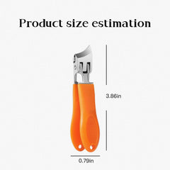 ZHIYUEJING slanted nail clipper in black designed for thick nails and seniors