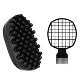 ZHLKHIOP dual-head curl sponge close-up defines natural curls.