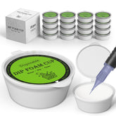 ZHOOGE Dip Foam Cups with leakproof lid enable mess-free color switching.