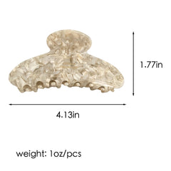 ZHOUMEIWENSP French large claw clip caramel close-up teeth highlight durable grip