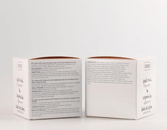 Ziaja Goat's Milk Day Cream texture swatch reveals creamy, soothing feel.