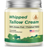 ZIIDII beef tallow face-application shows fast absorption for moisturized skin.