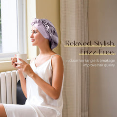 ZIMASILK double-layer softness protects delicate hair during sleep.