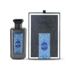 Zimaya Inekas Luna base notes with leather, woody amber warmth for evening appeal.