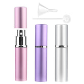 Zingso pink refillable atomizer shows portable 6ml design for on-the-go fragrance.