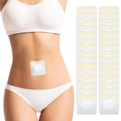 ZINGTERRA castor oil pack wrap on belly button for targeted skin contact and comfort