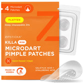 ZitSticka Killa Mini patch closeup shows microdarts for deep zit treatment.