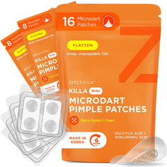 ZitSticka Killa mini patch pack closeup highlighting microdarts for early-stage zits