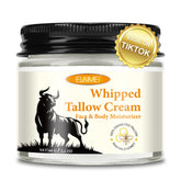 ZIXAOK Grass-Fed Tallow & Raw Honey Balm jar on a vanity promotes deep hydration.