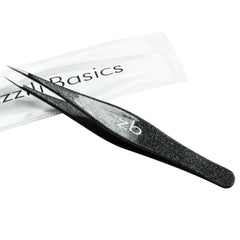 Zizzili Basics ingrown hair tweezers top view for precise safe extraction.