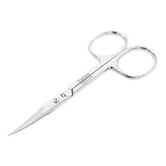ZIZZLON Cuticle Scissors extra-fine curved blade close-up for precise grooming.
