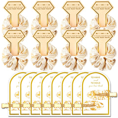 Zkptops bridesmaid gold glitter hair clip closeup with non-slip grip
