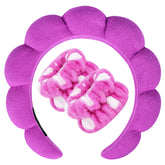 Zkptops spa headband ready for wash-face routine with secure fit and absorbent material