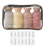 ZLSSETEC Garden Series travel bottle with flip cap for organized on-the-go toiletries.