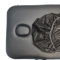 ZMDREAM black single-use cover demonstrates hygienic protection for clients.