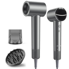 ZMZW hair dryer with 160,000 RPM motor enables rapid drying.