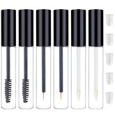 ZNBSIXP 6pcs empty mascara tubes with wands for DIY makeup use