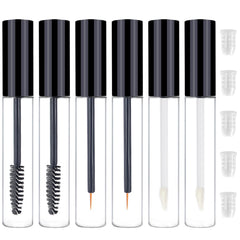 ZNBSIXP 6pcs empty mascara tubes with wands for DIY makeup use