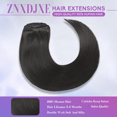 ZNXDJXE real Remy human hair close-up showing smooth texture