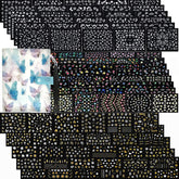 Zoance nail stickers collection front view ready for DIY manicures