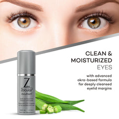 Zocular ZocuFoam ingredients highlight okra-based formula and natural botanicals.