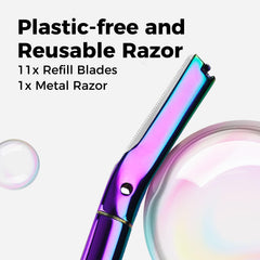 ZOMCHI eyebrow shaping with micro blades for precise detail work.