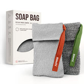 ZOMCHI rough pouch close-up for vigorous exfoliation on elbows