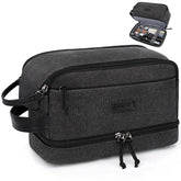 ZOMFELT travel toiletries bag main compartment keeps essentials organized on the go.
