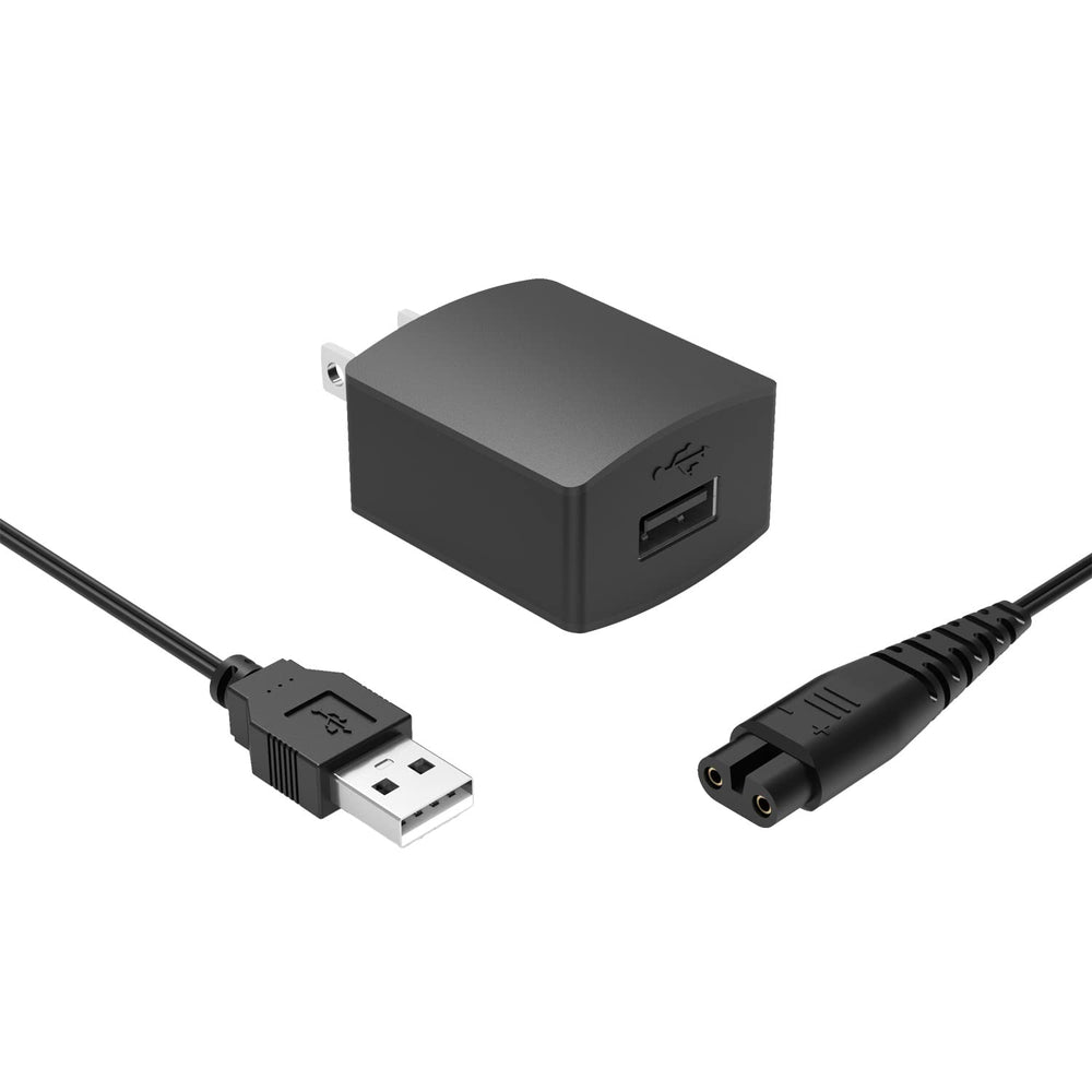 Zondol charger cord for Hatteker trimmer, front view showing compatibility and sleek design