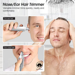 ZORAMI dual-edge-blades closeup for painless trimming around delicate areas.