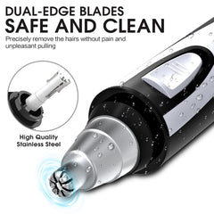 ZORAMI trimmer head is washable for easy cleaning after shower or use.
