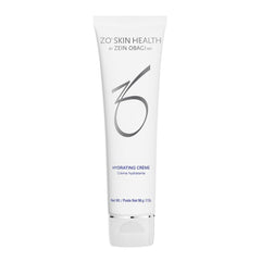 ZO Skin Health Hydrating Creme bottle showing a creamy hydration formula for barrier support