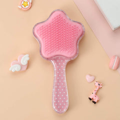 Zou.Rena glitter butterfly on brush adds playful shimmer while brushing.