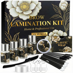 Zovica Brow Lamination Kit shows lift action for instantly fuller brows at home