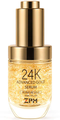 ZPM 24K Gold bottle for antioxidant skincare and radiant daily glow.