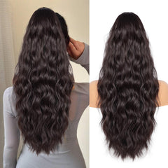 ZQIAN BEAUTY drawstring ponytail 26-inch long extension for added length and volume.