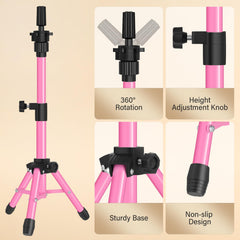ZQIAN BEAUTY triple-plate base increases stability during sessions.