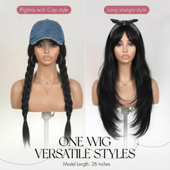 ZRLK wig bangs styling options close-up for adjustable looks.