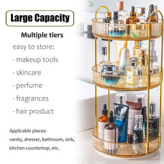 Zufudo bathroom organizer saves space on counters while resisting moisture.