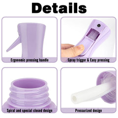 Zuhose spray bottle BPA-free and durable for everyday use.