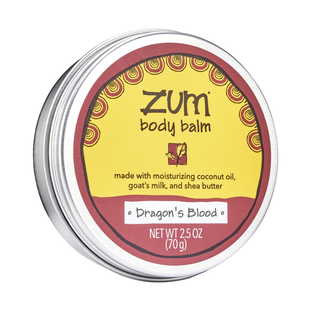 Zum Indigo Wild Body Balm jar highlights rich moisture for dry skin.